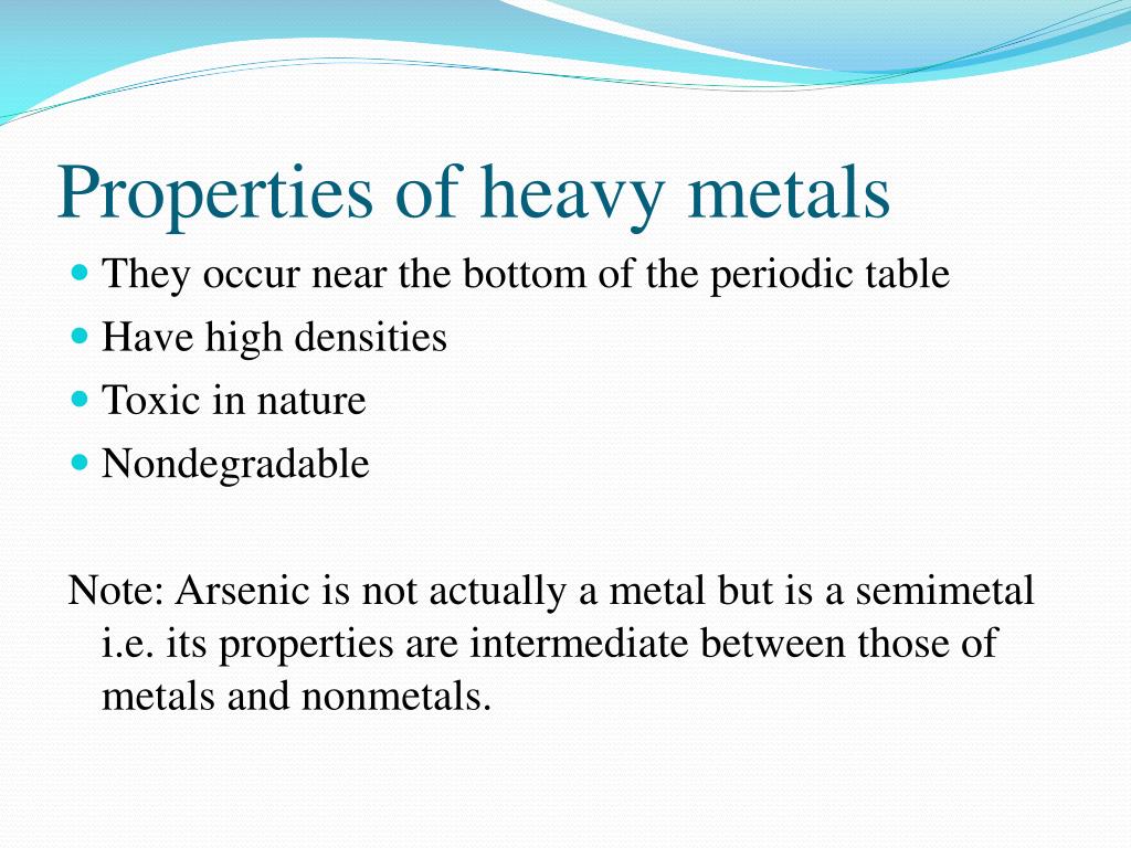 Ppt Heavy Metals Powerpoint Presentation Free Download Id1293596