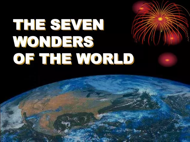 the seven wonders of the world n.