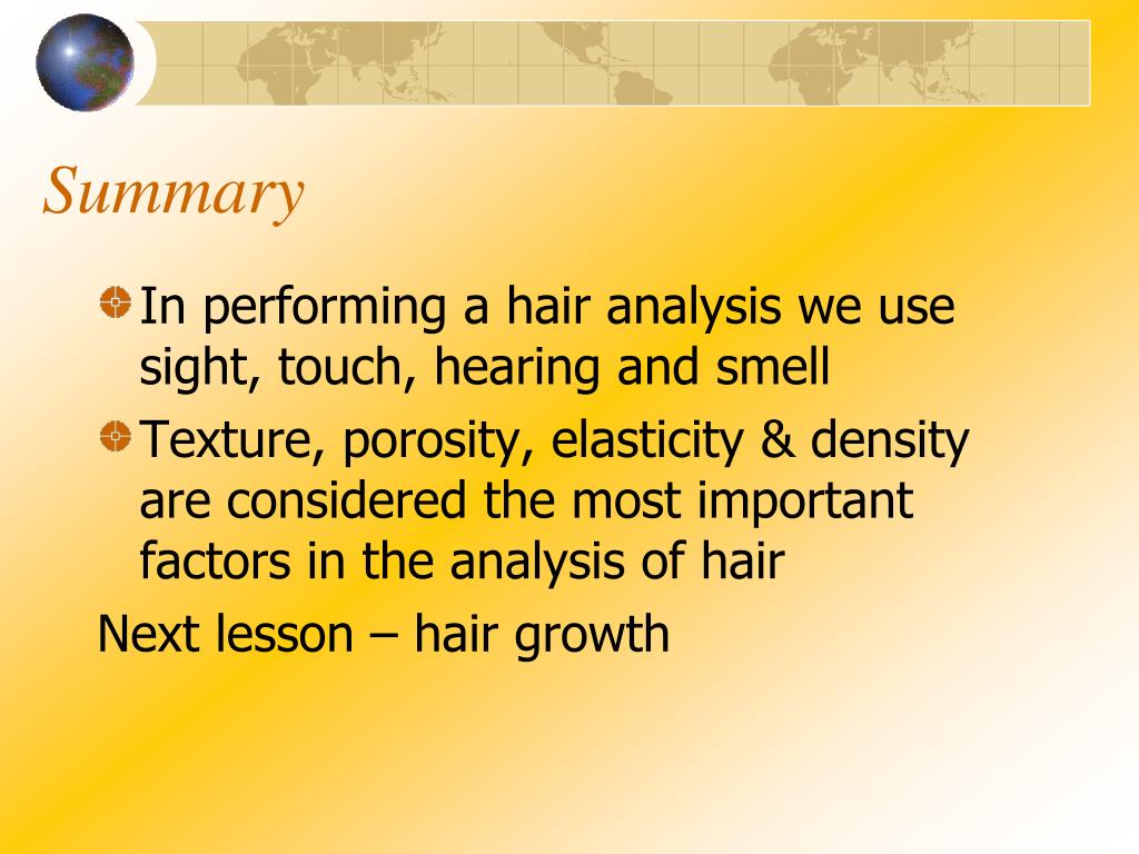 PPT Chapter 8 Hair Analysis PowerPoint Presentation, free download