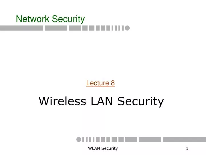 wireless lan security n.
