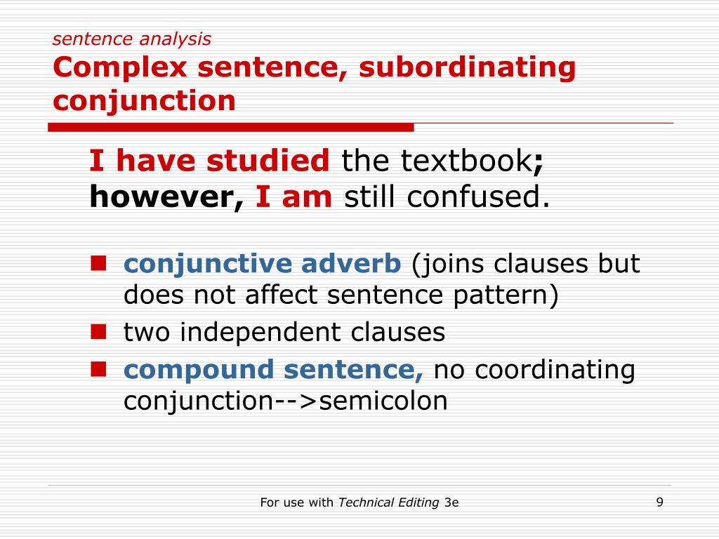 Упражнения sentence Analysis. Complex conjunction Clauses. Howerer comma. However запятая.