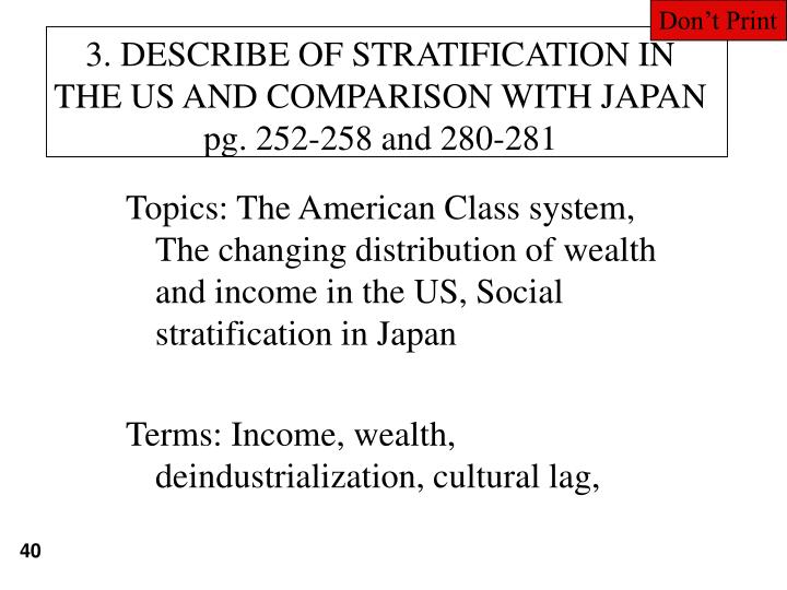 social stratification topics
