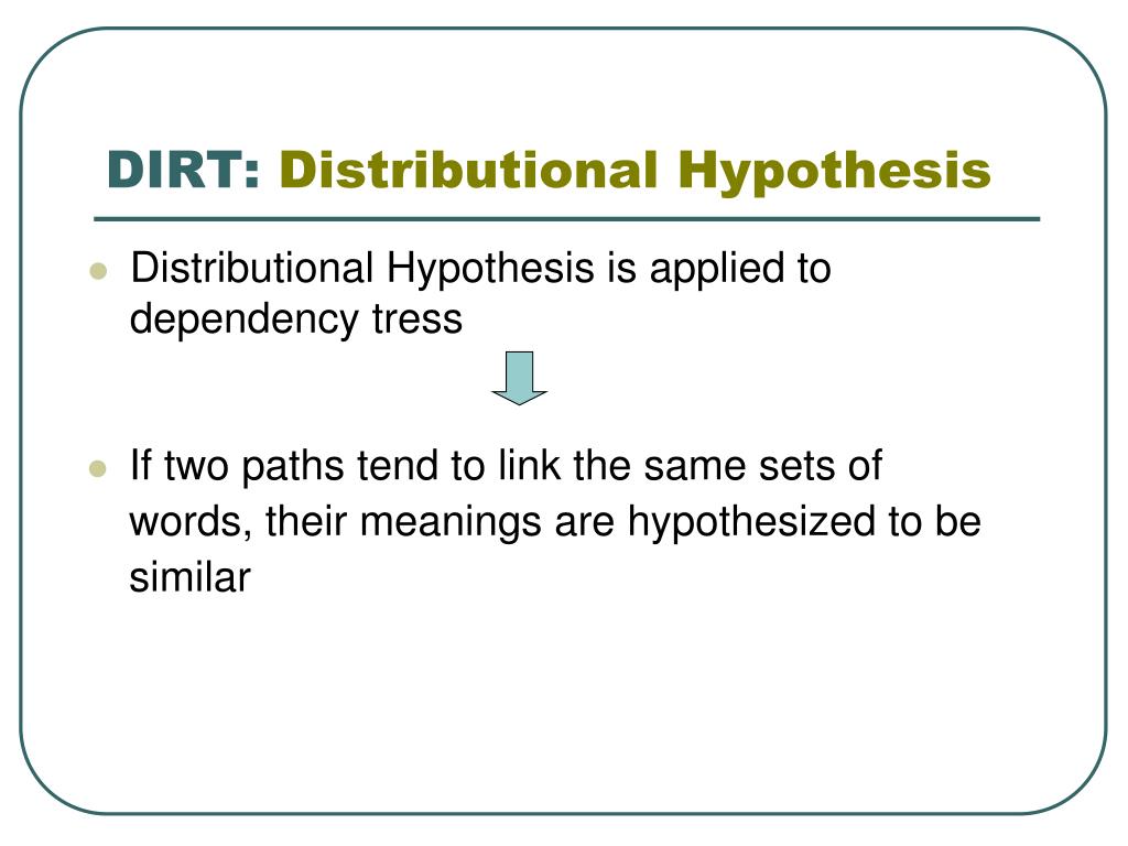 distributional hypothesis