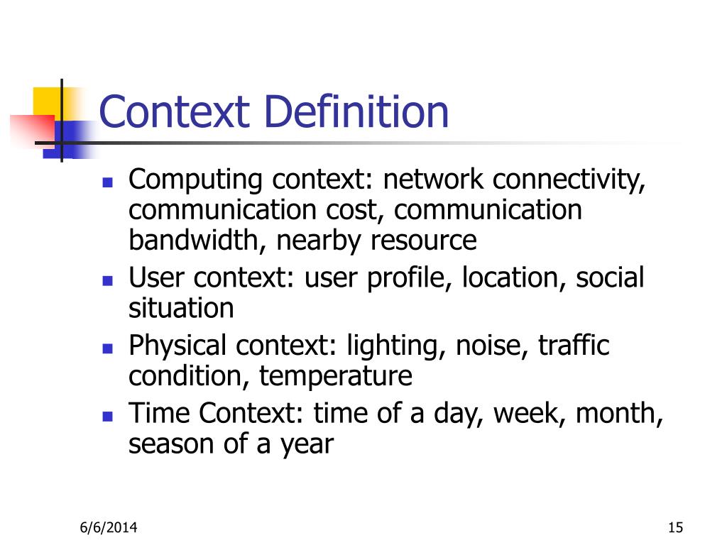 PPT - Context Aware Computing Survey Notes PowerPoint Presentation ...