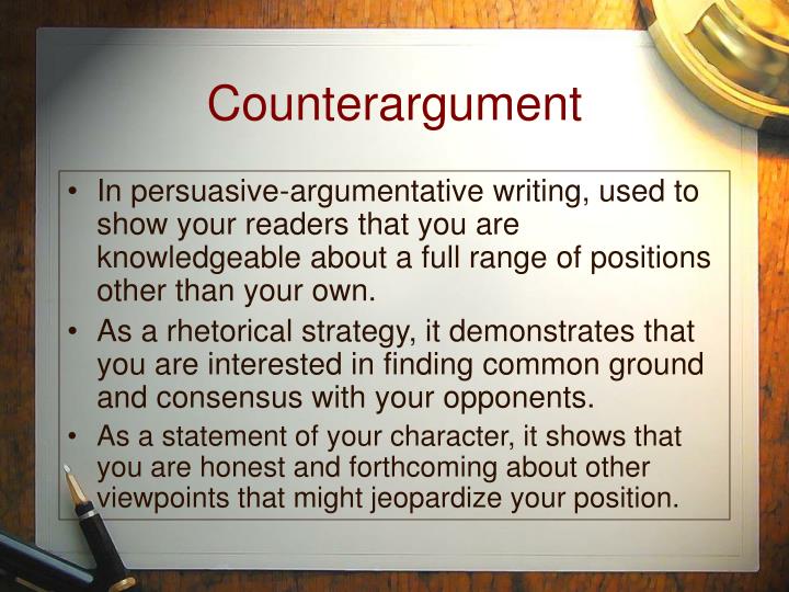 PPT Counterargument PowerPoint Presentation Free Download ID 1295608 ppt-counterargument-powerpoint-presentation-free-download-id-1295608