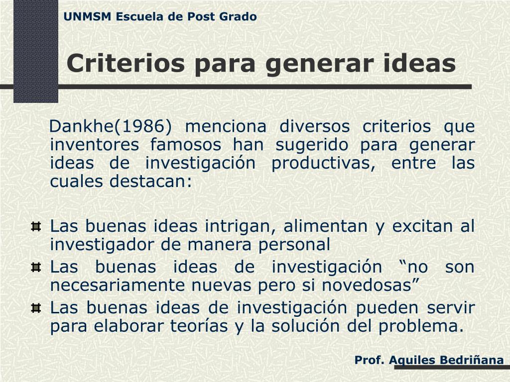 Con Base En Cuales Criterios Separas O Unes Tus Ideas