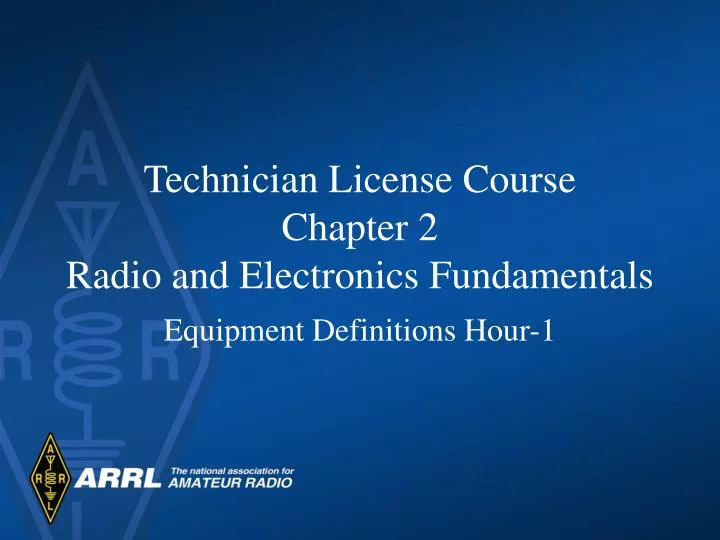 technician license course chapter 2 radio and electronics fundamentals n.