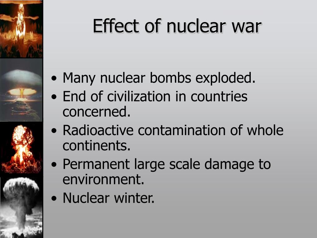 nuclear war effects essay