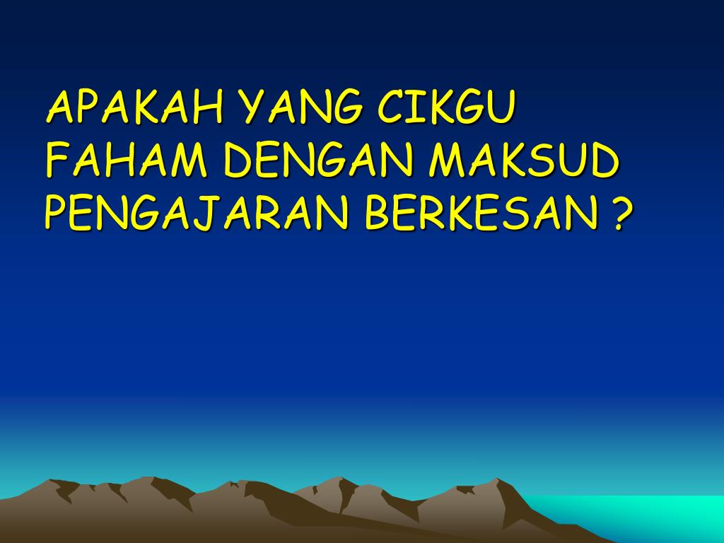 PPT - KURSUS CEMERLANG BAHASA MELAYU PENULISAN UPSR 2009 