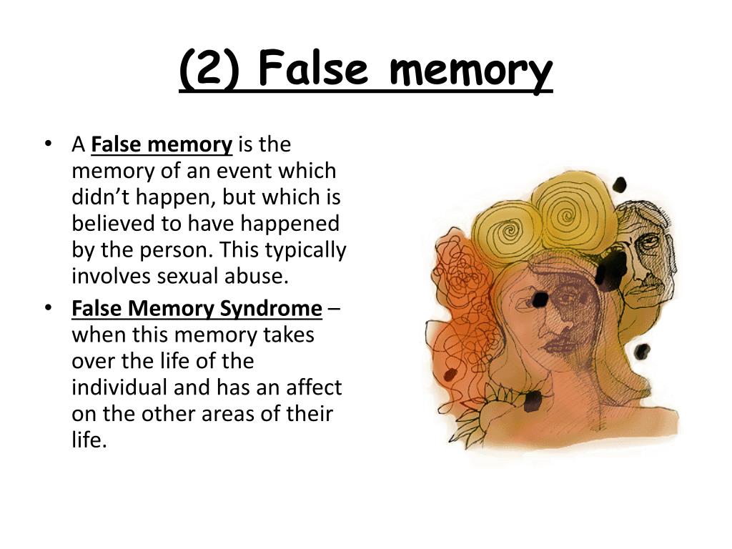 false memory examples