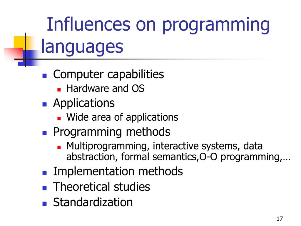 powerpoint presentation on programming languages