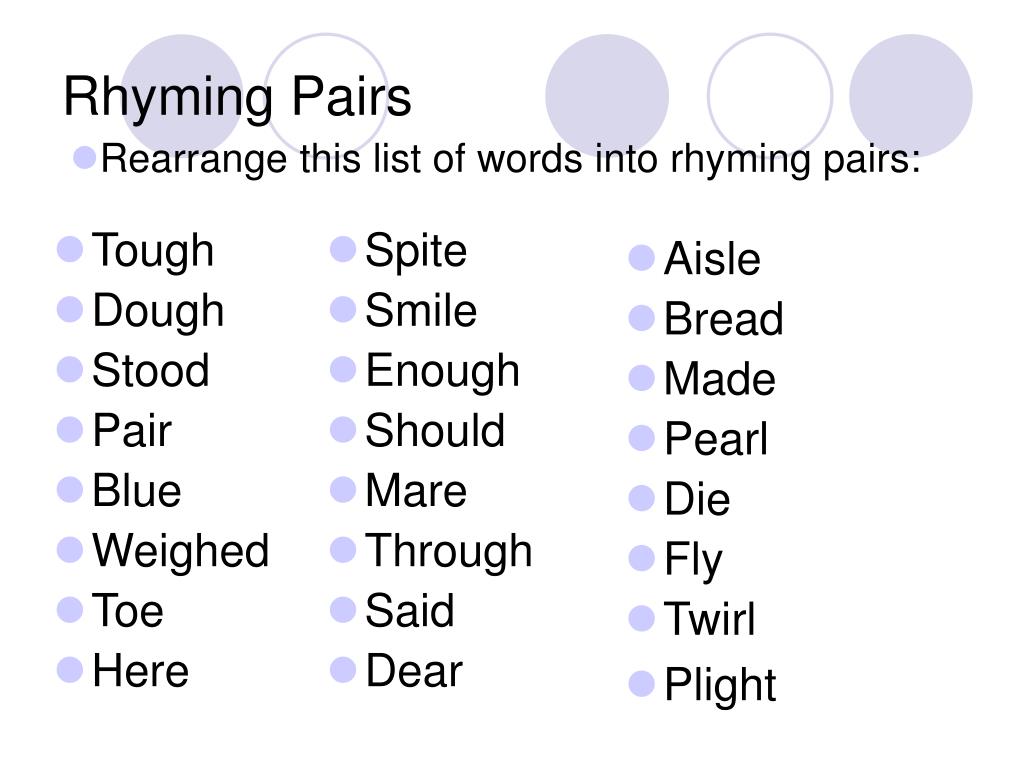 Words list перевод. Rhyming pairs. Rhyming Words. Rhyme Words. Райминг.