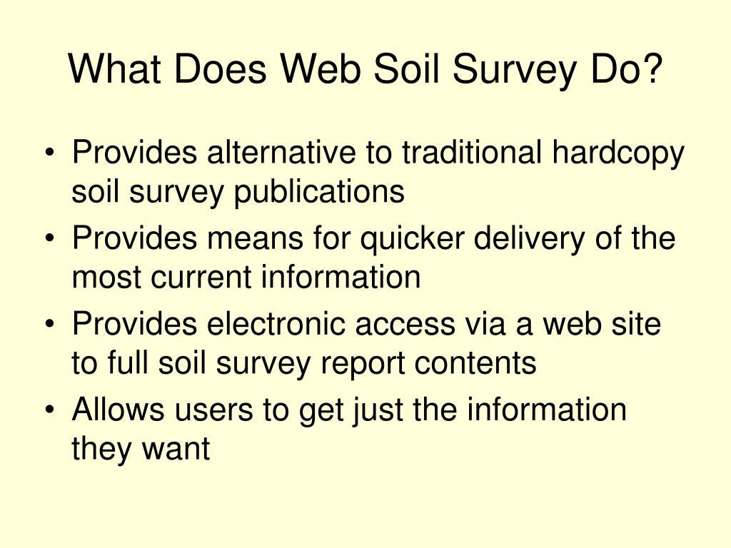 web soil survey assignment