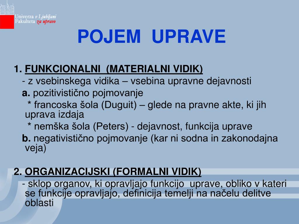 PPT - UPRAVNO PRAVO UVOD POJMI, DEFINICIJE PowerPoint Presentation, free  download - ID:1301256