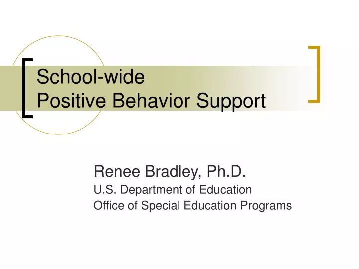 school wide positive behavior support n.