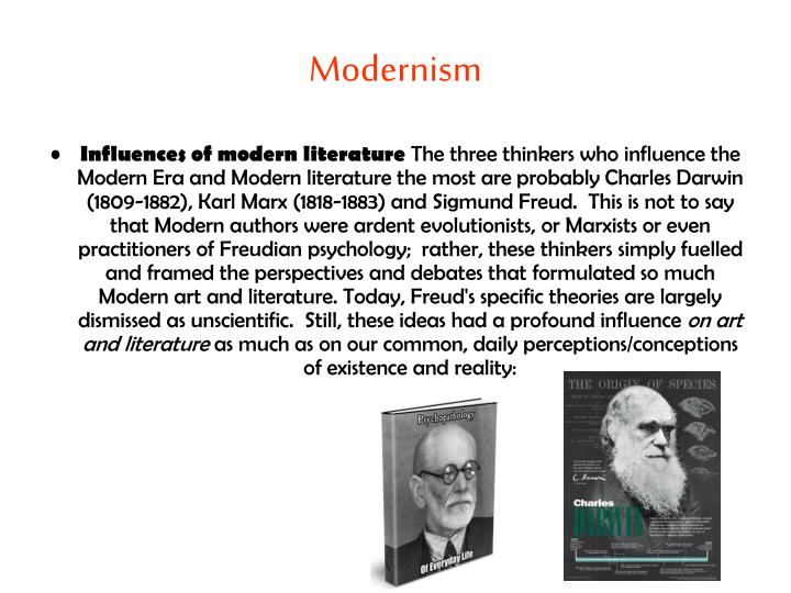 modernity and modernism in literature Modernism, in its broadest definition, is modern thought, character, or literature, religious faith, social organization and daily life were becoming. modernity and modernism in literature Modernism, in its broadest definition, is modern thought, character, or literature, religious faith, social organization and daily life were becoming.