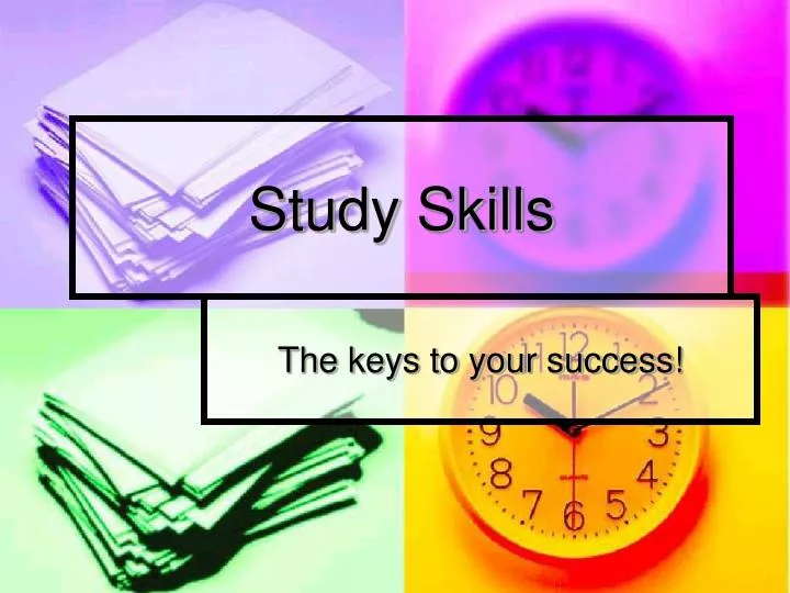 Ppt Study Skills Powerpoint Presentation Free Download Id1306123