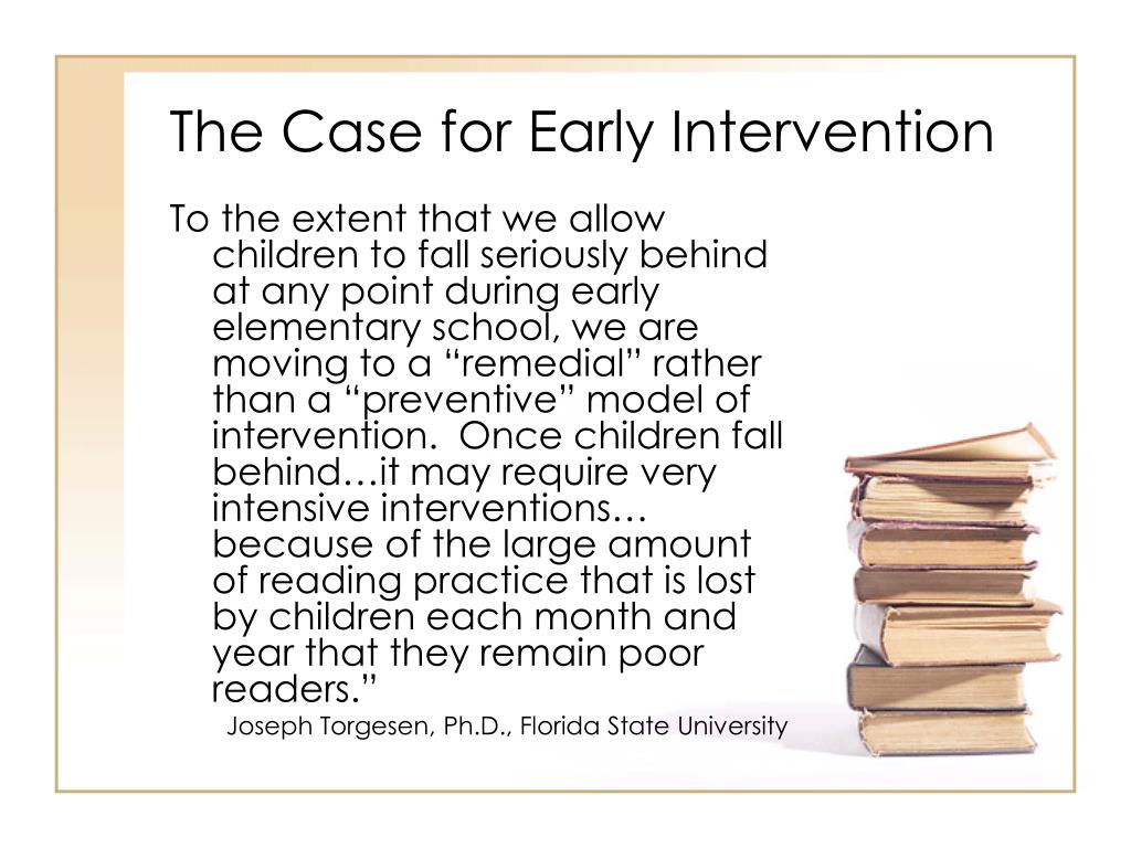 single case study of intervention