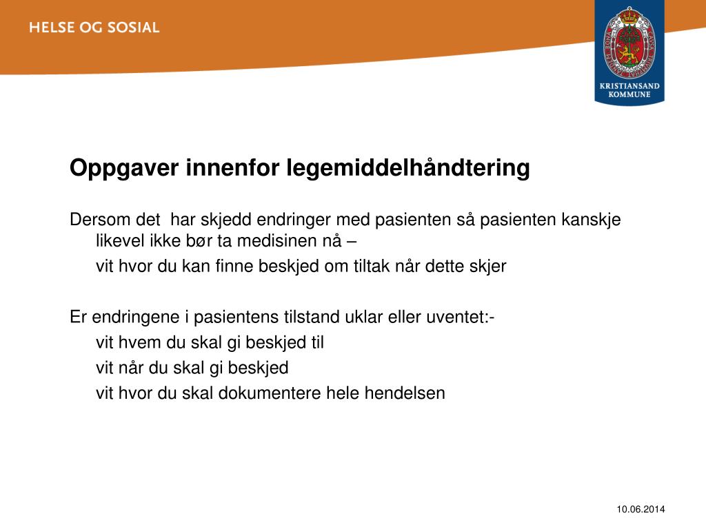 PPT - Legemiddelhåndteringsforskriften og annet regelverk PowerPoint  Presentation - ID:1308767