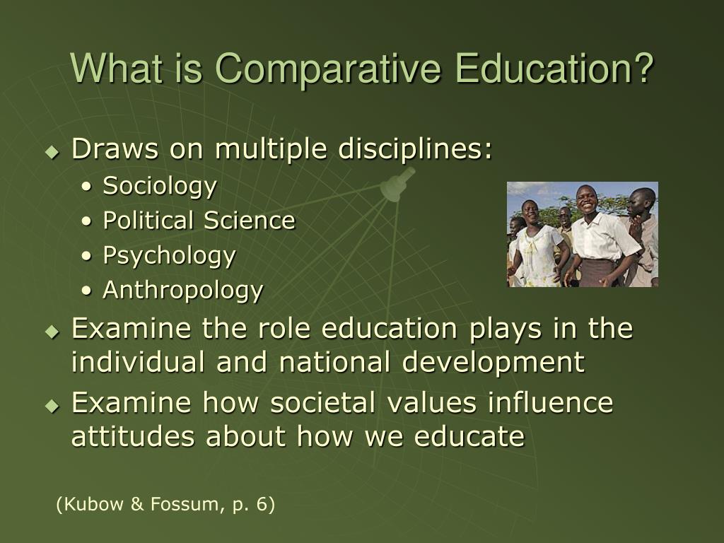 comparative education
