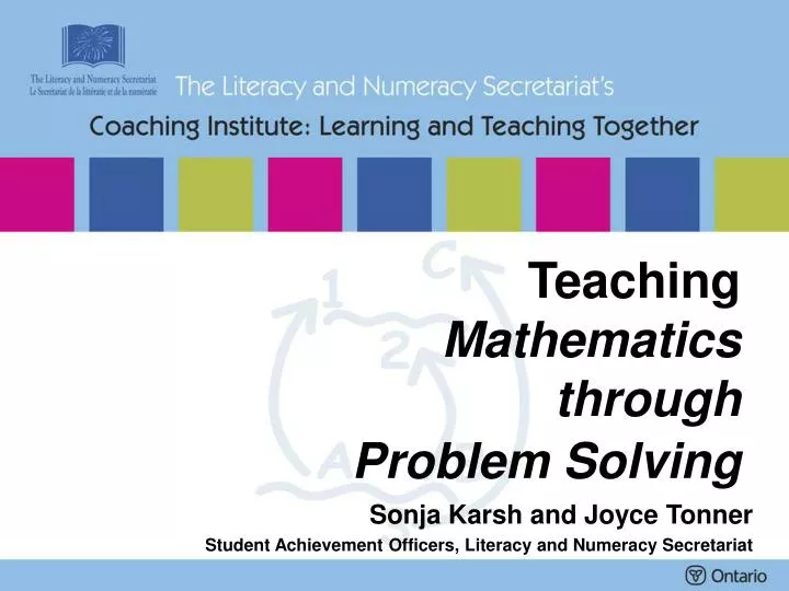 problem solving method in mathematics ppt