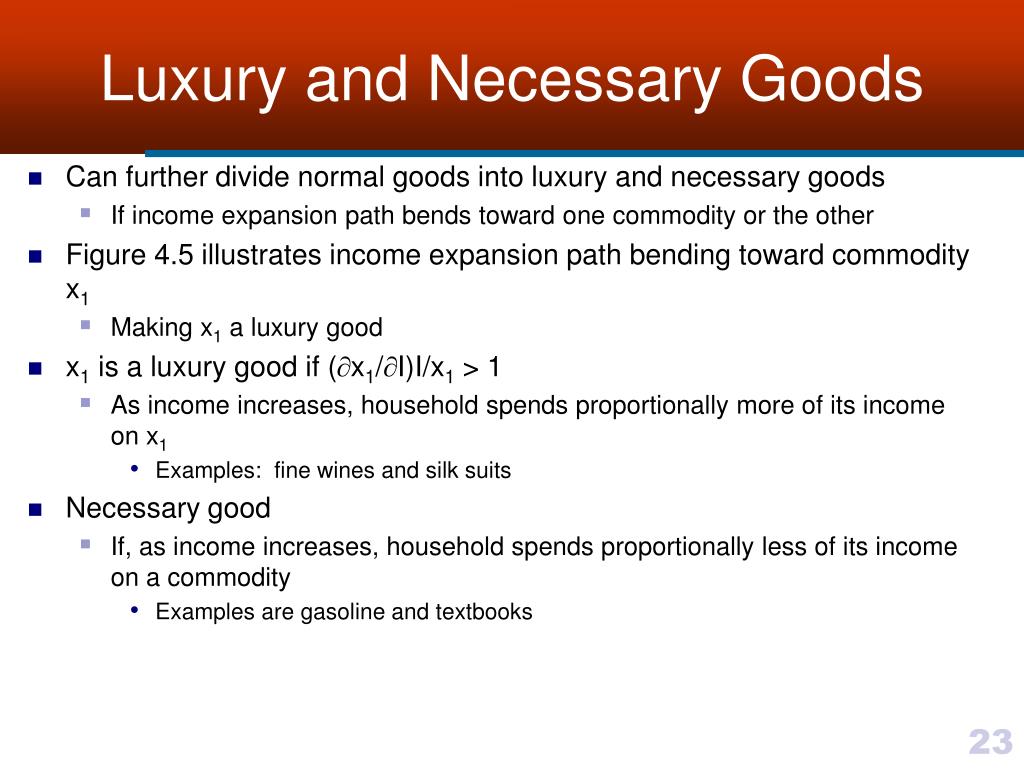 PPT Comparative Statics Analysis Of Individual Demand And Labor 