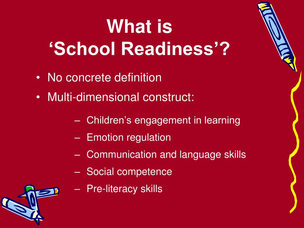 research on school readiness