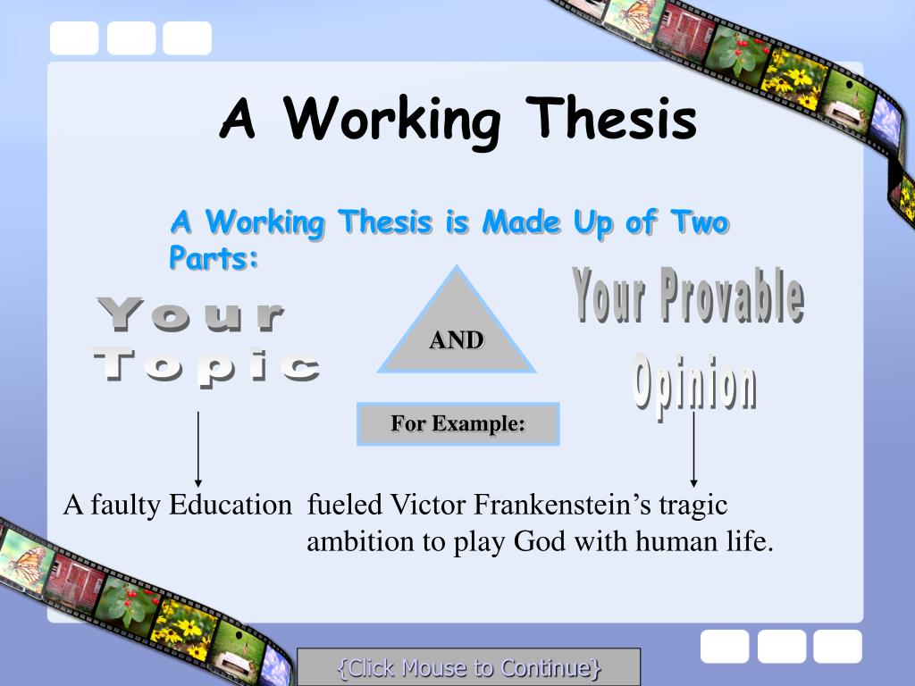 thesis related work