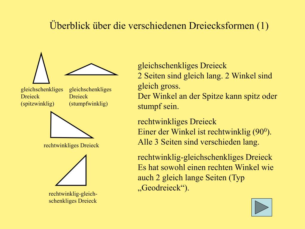PPT - Dreiecke PowerPoint Presentation, free download - ID:1314829