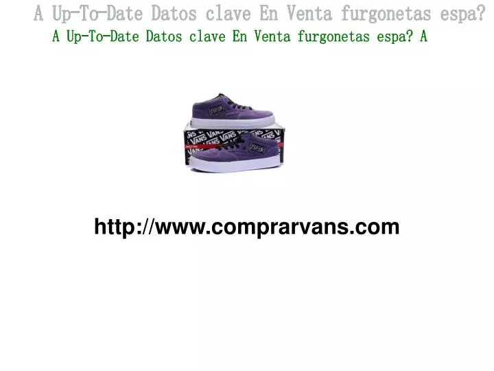 PPT - zapatillas vans baratas PowerPoint Presentation, free download -  ID:1314924