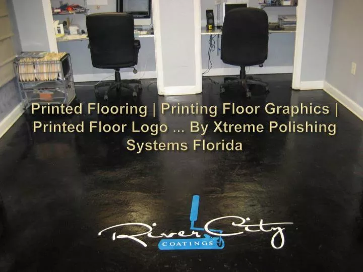 printed flooring printing floor graphics printed floor logo by xtreme polishing systems florida n.