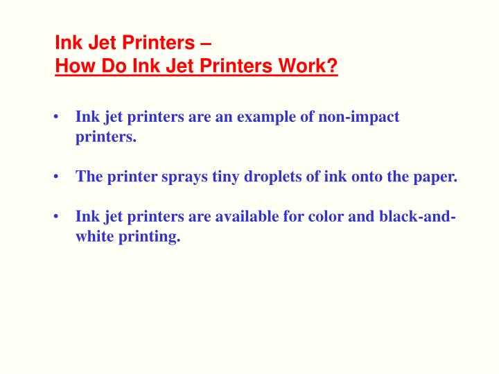 how ink jet printers work essay how ink jet printers work essay