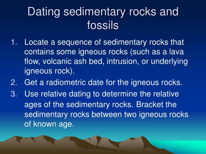 can you use radiometric dating on sedimentary rocks