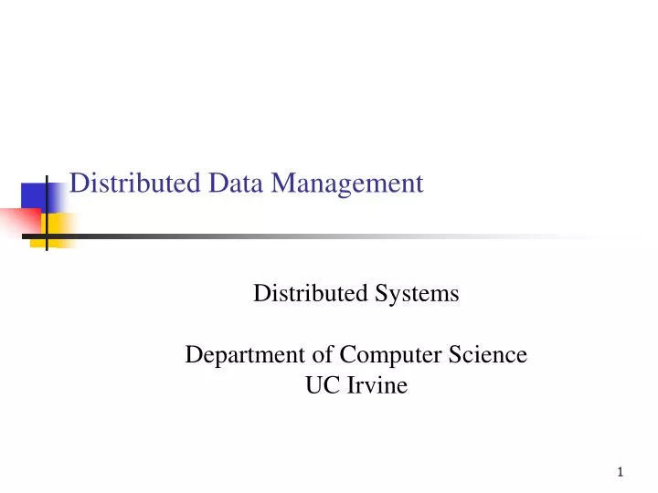 distributed data management n.