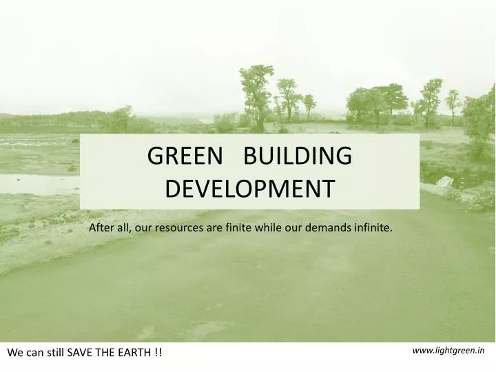 green building development n.