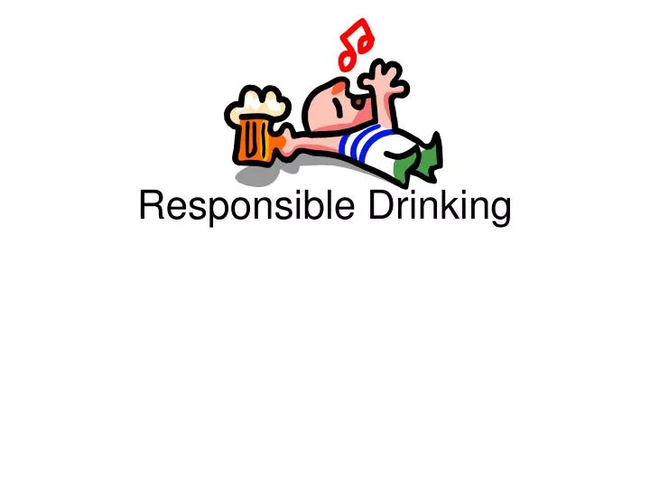 responsible drinking n.