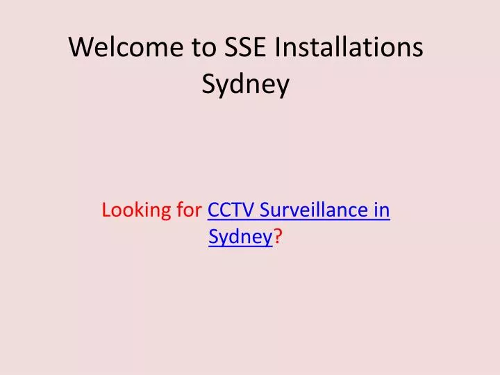 welcome to sse installations sydney n.