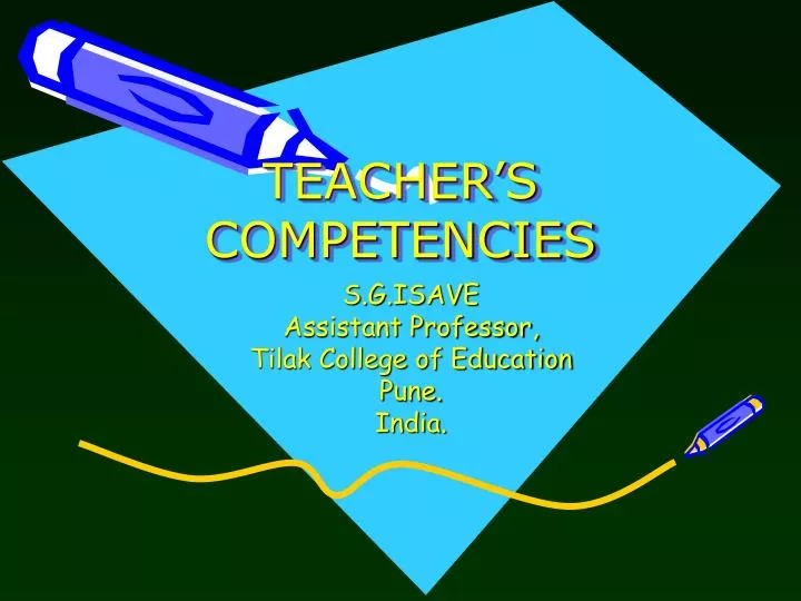 teacher s competencies n.
