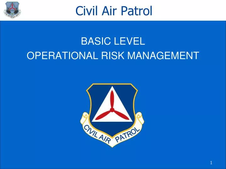 PPT Civil Air Patrol PowerPoint Presentation, free download ID1324611