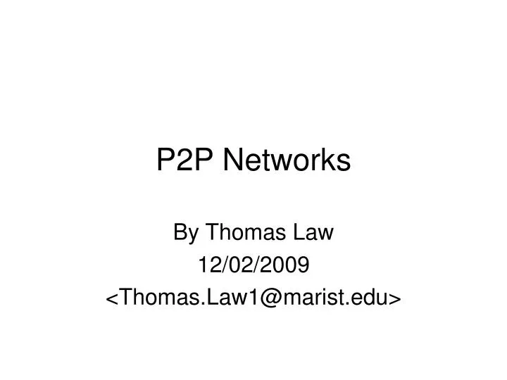 p2p networks n.