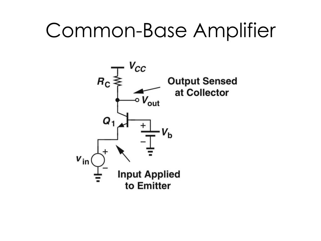 PPT CommonBase Amplifier PowerPoint Presentation, free download ID