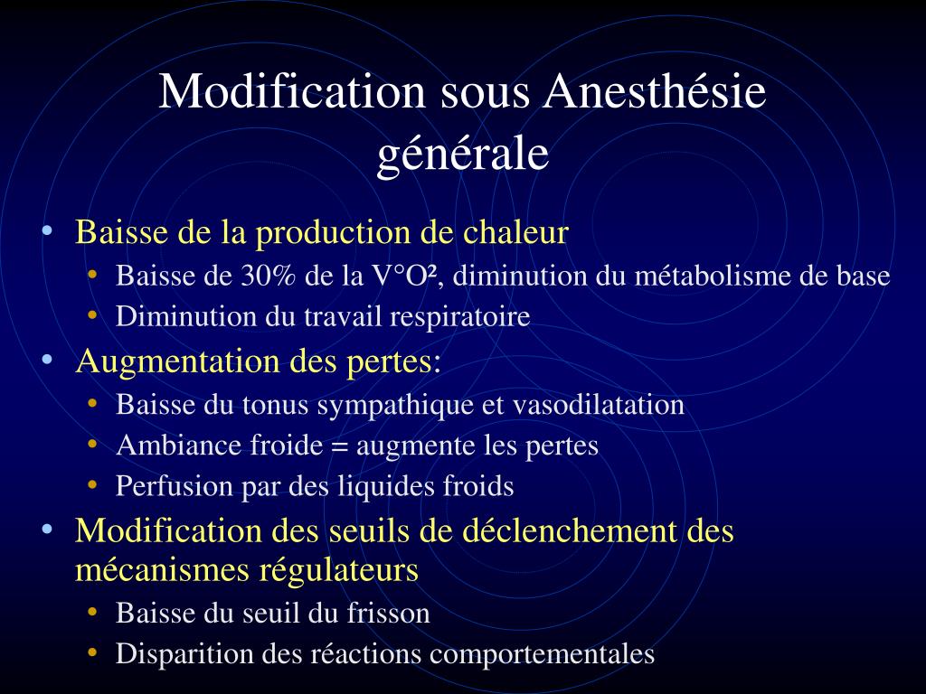 PPT - Thermorégulation en anesthésie PowerPoint Presentation, free download  - ID:1328825