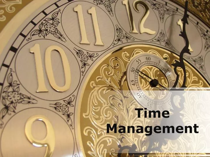 time management n.