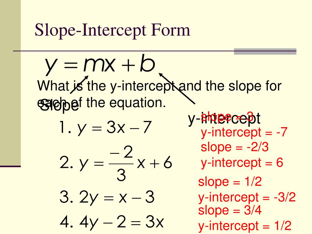 PPT 5 2 Slope Intercept Form PowerPoint Presentation Free Download 