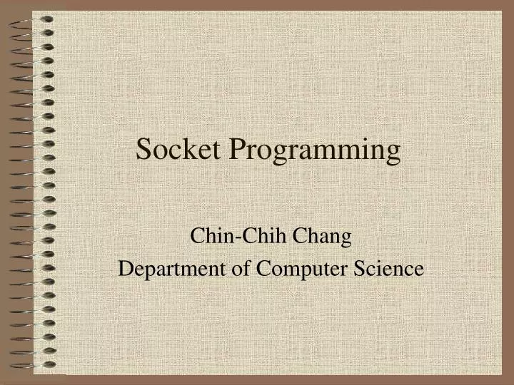 PPT - Socket Programming PowerPoint Presentation, free download - ID ...