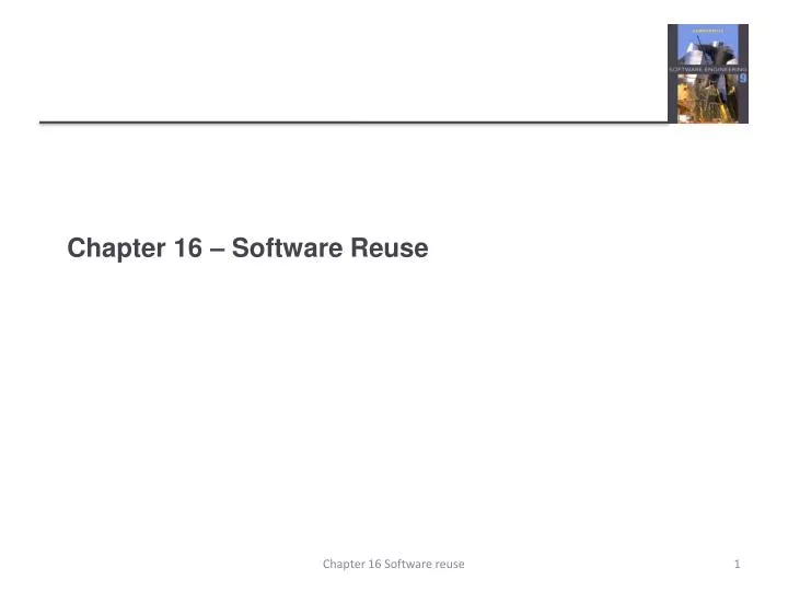 chapter 16 software reuse n.