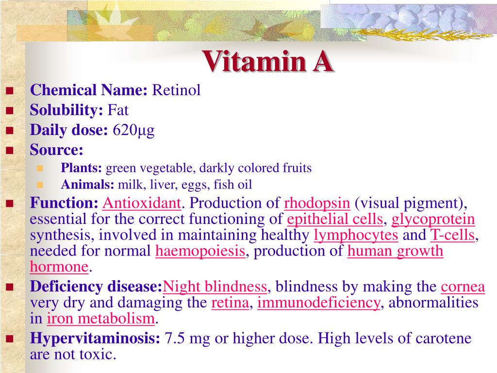 Ppt Physiology Of Nutrition And Vitamins Powerpoint