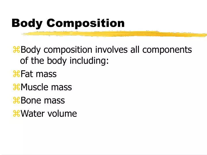body composition n.