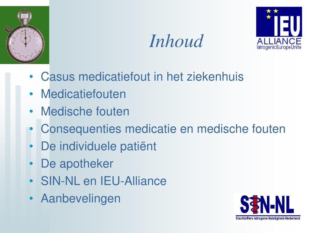 PPT - ‘Medicatie voor medische fouten’ PowerPoint Presentation, free