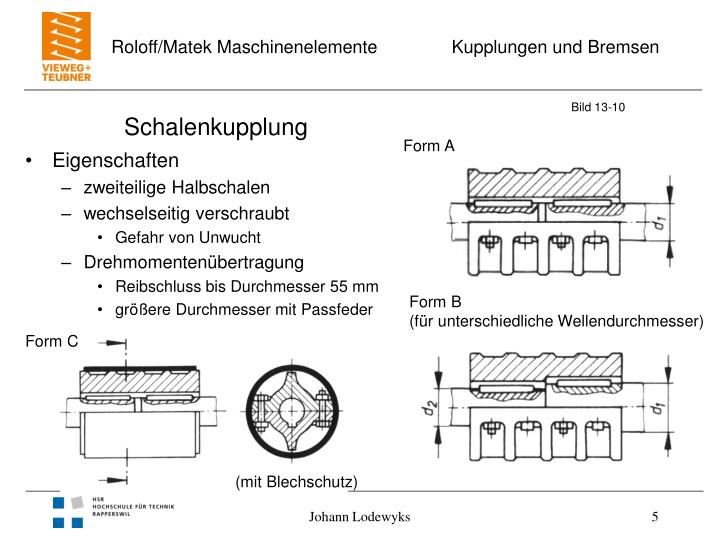 PPT nicht schaltbare Kupplungen PowerPoint Presentation ID1336755